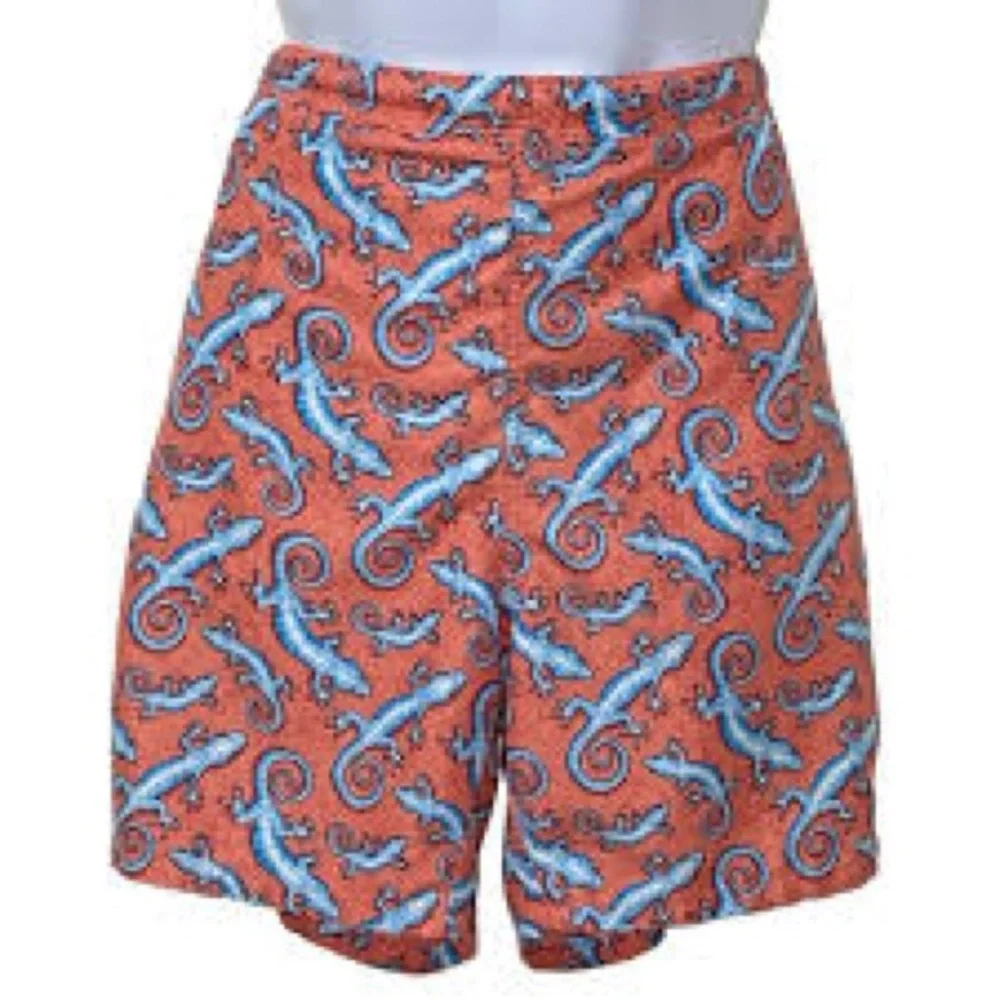 Vineyard Vines Red and Blue Swim Trunks